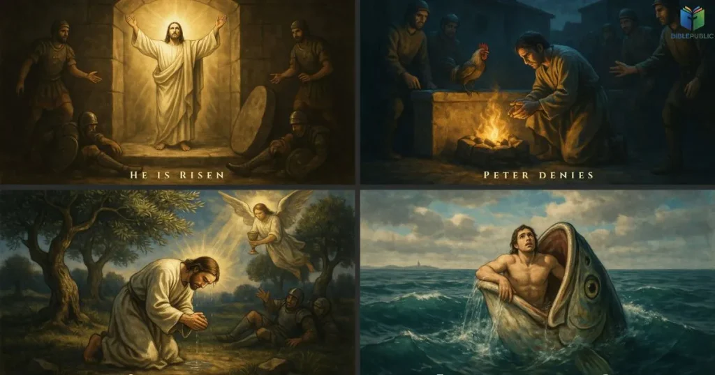 Number 3 in Scripture shown through biblical events and Christian faith