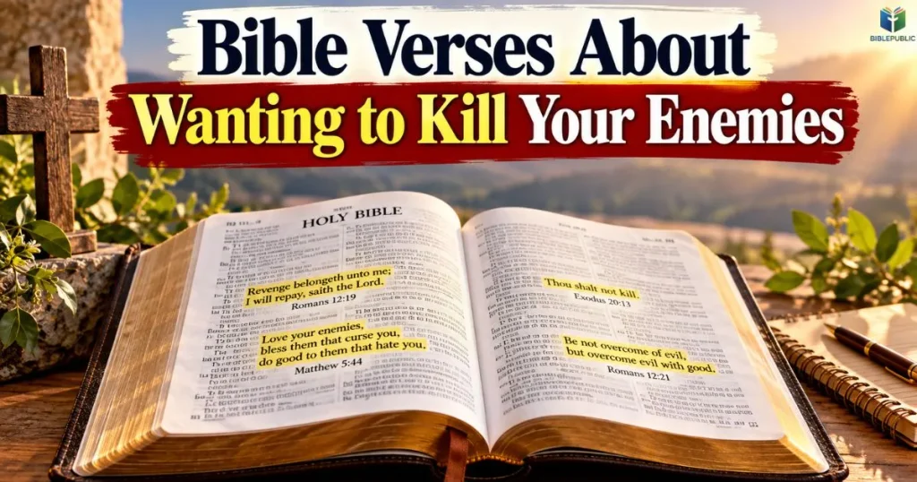 Bible Verses About Wanting to Kill Your Enemies and biblical teaching